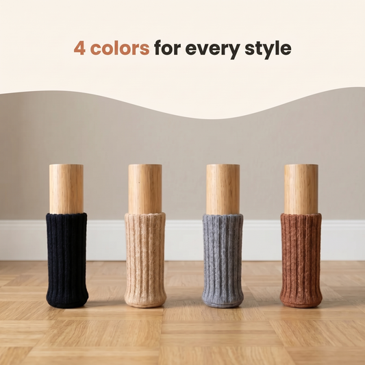 Chair Socks in 4 colors: black, beige, grey and brown